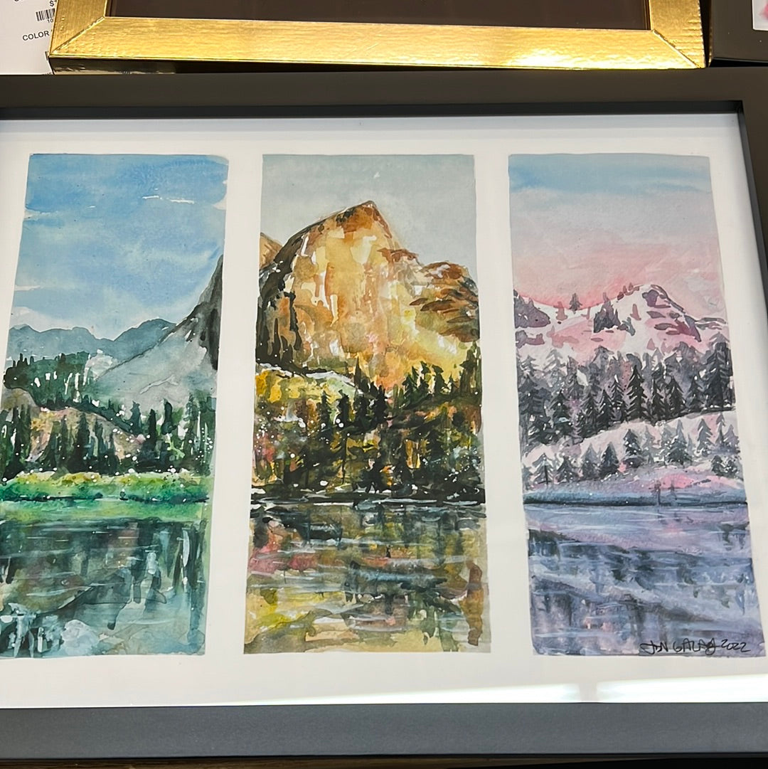 When time changes | original watercolor art