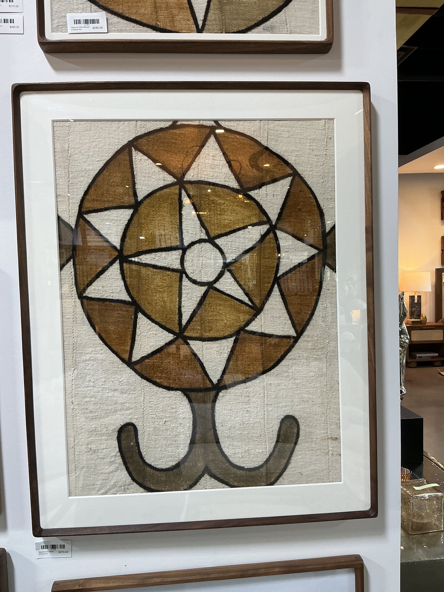Balance of ochre Woven Art