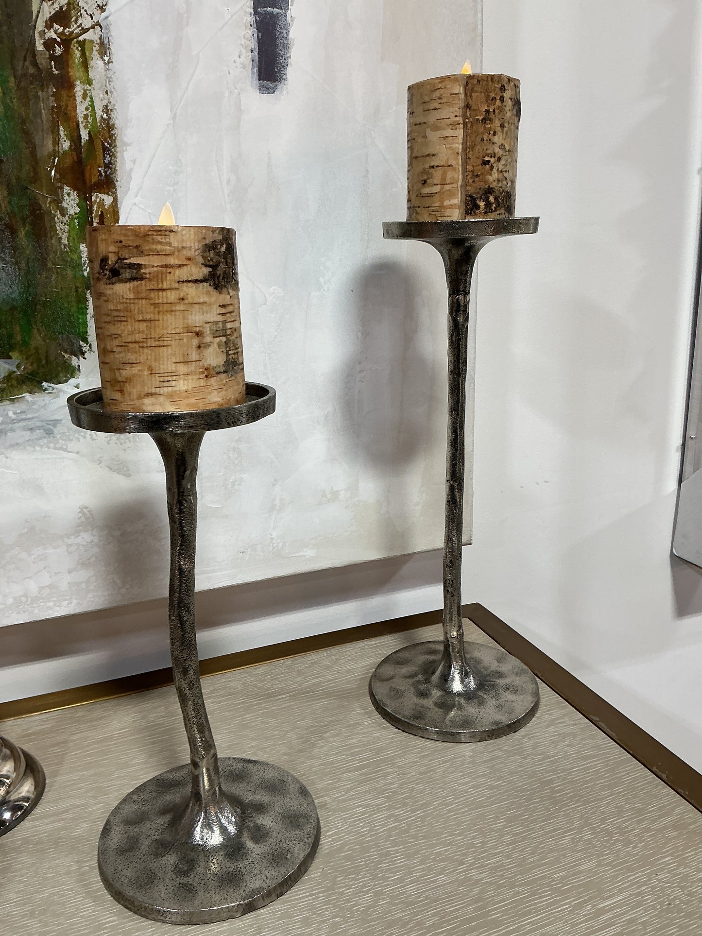 Candlestick with Lithium candles