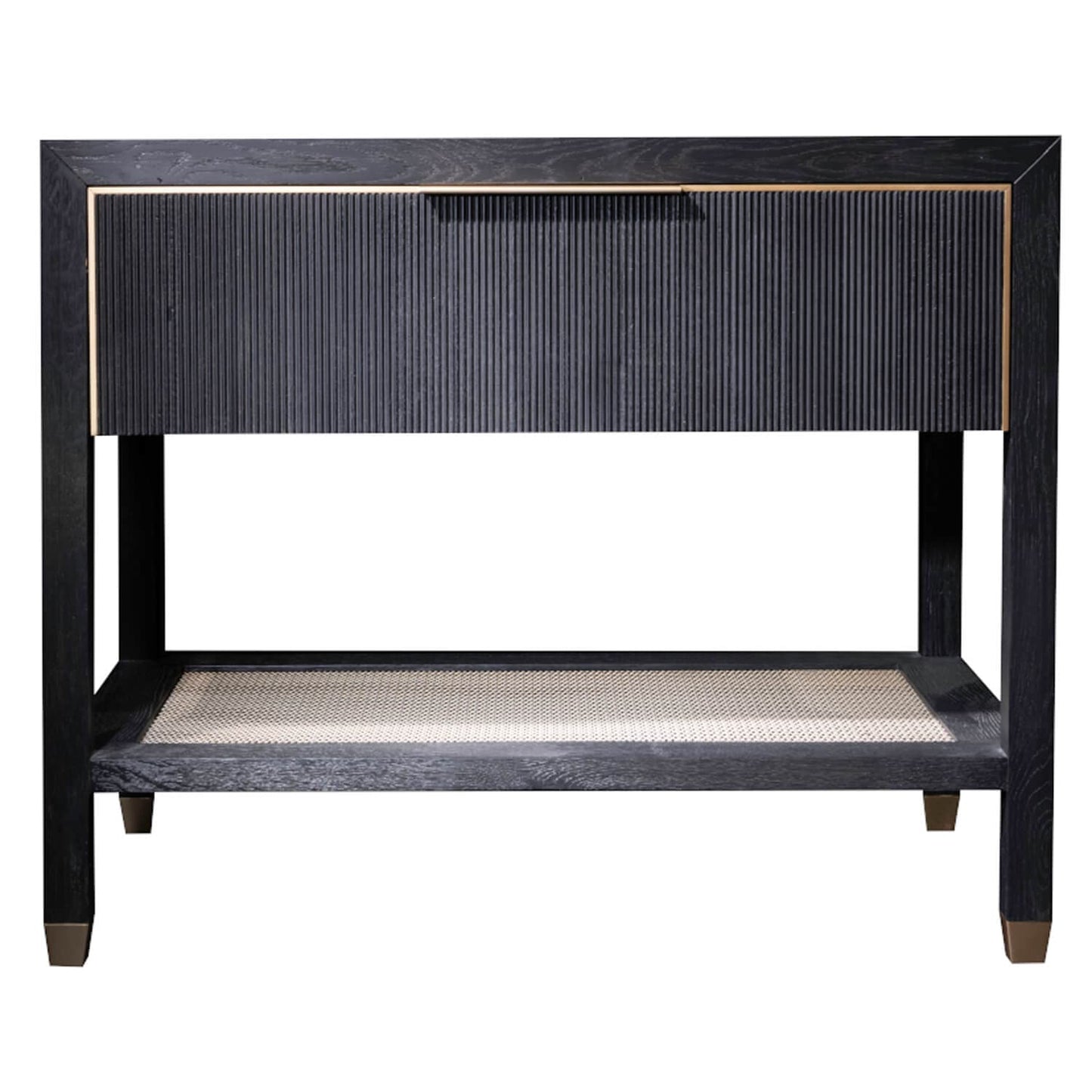 CALEB ONE DRAWER NIGHTSTAND IN ONYX OAK