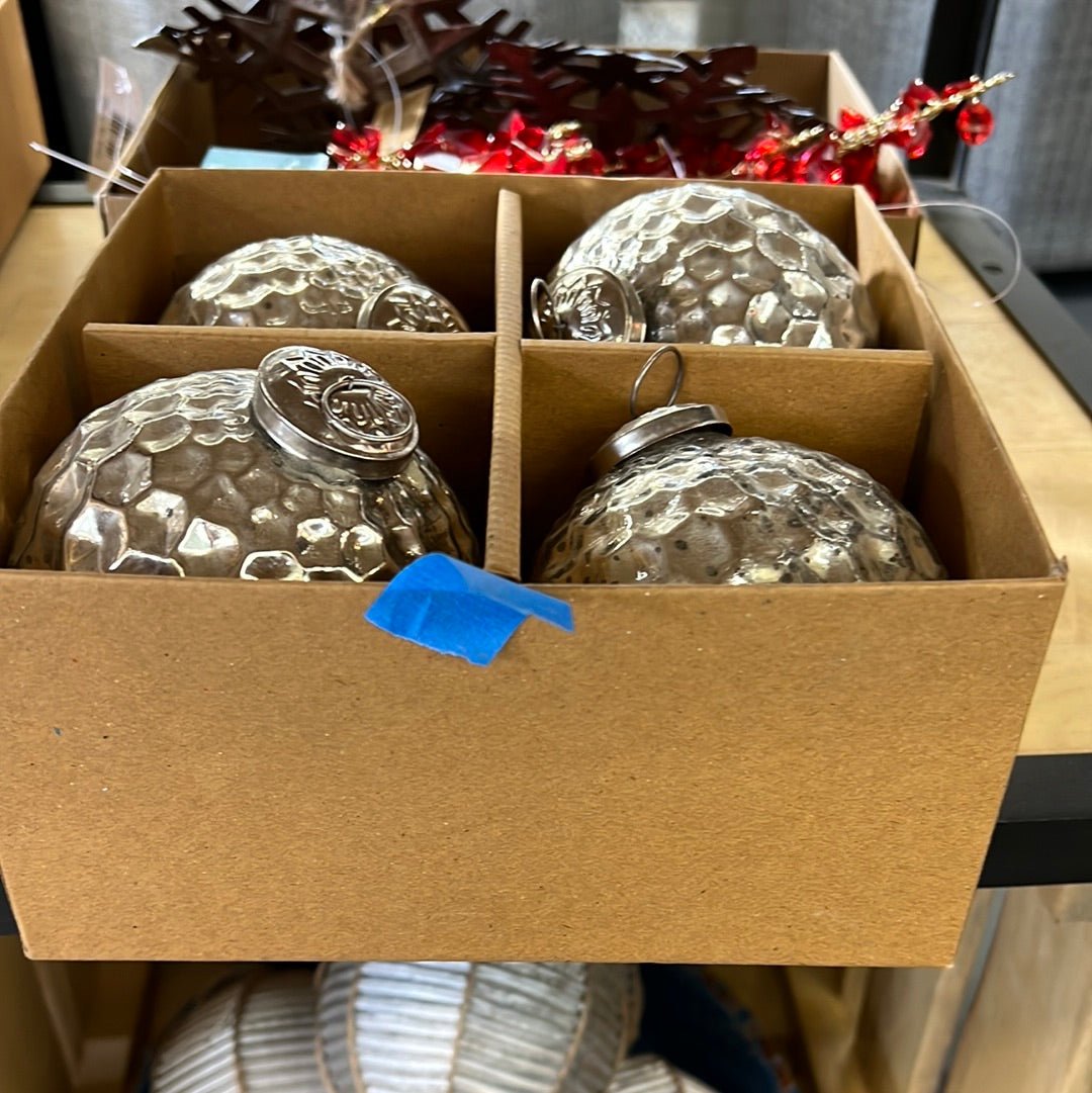 Large Silver ornaments