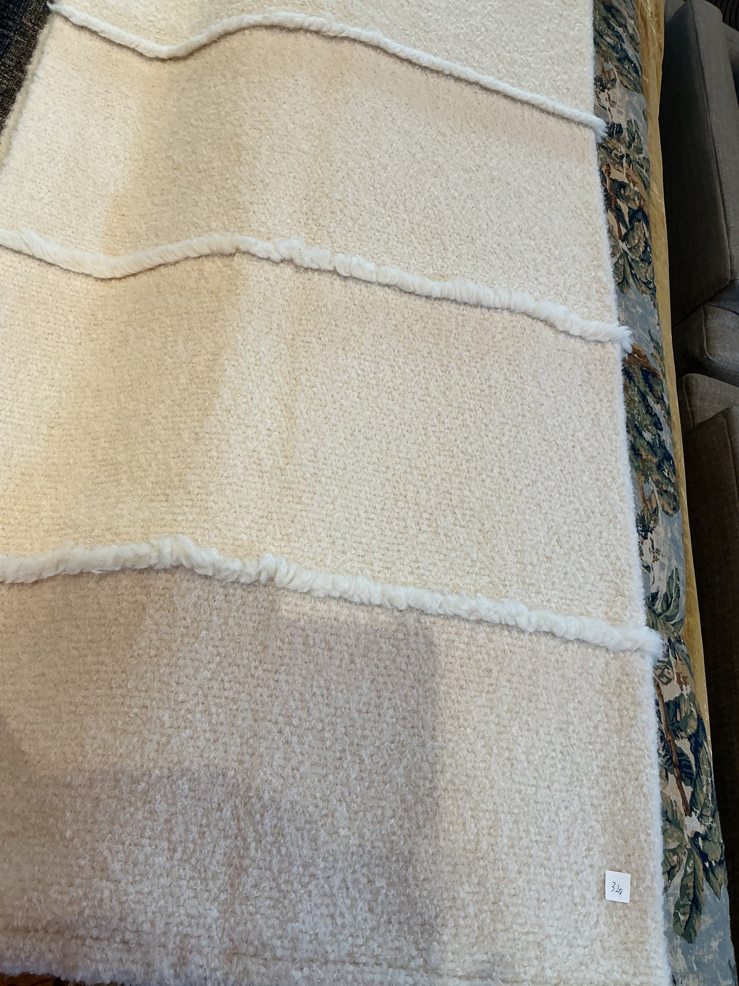 Throw in Cream color