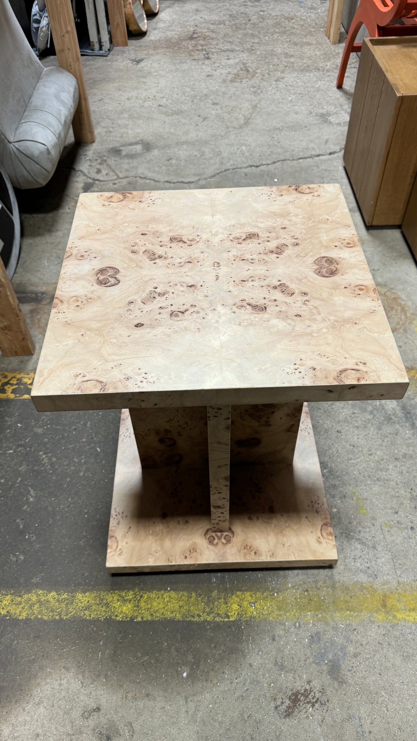 Stowe Toasted Burl End Table