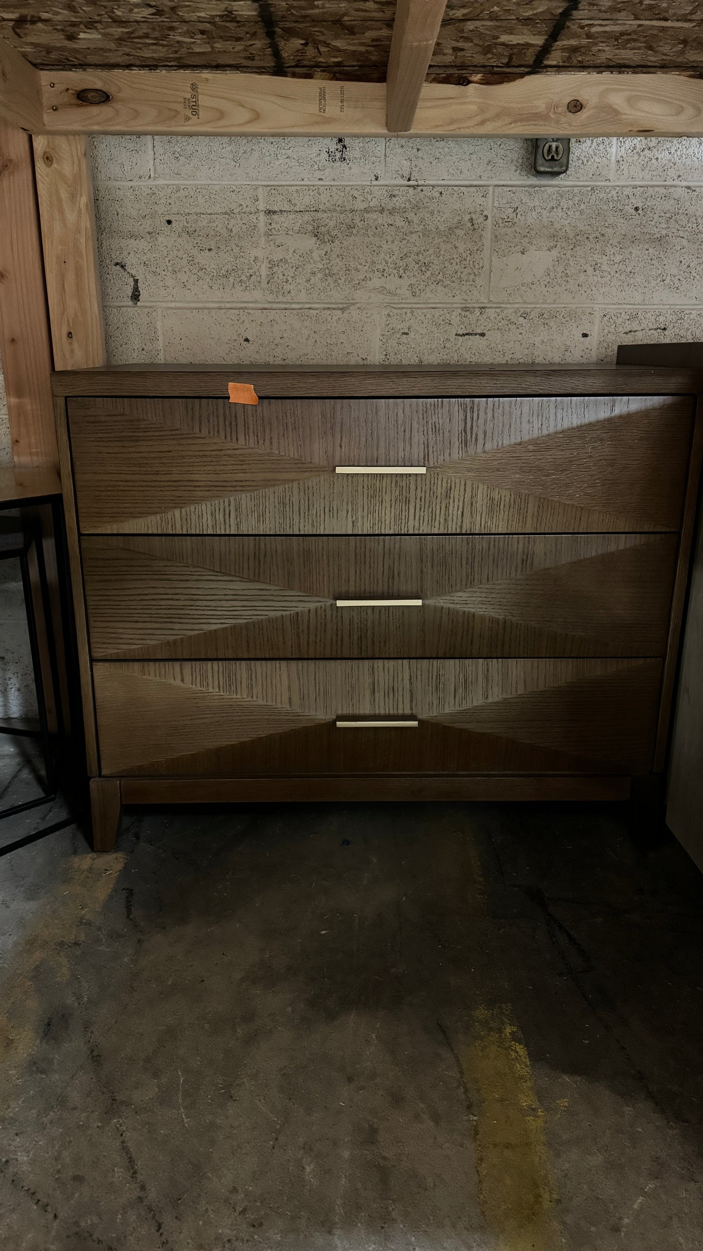 Khao Three Drawer Nightstand