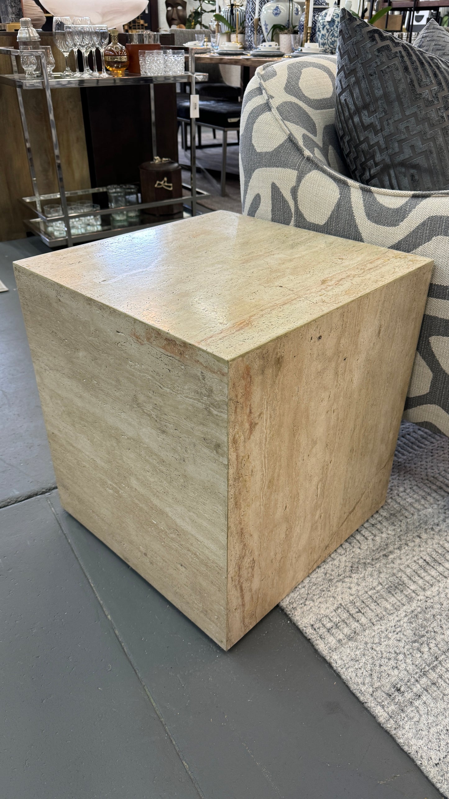 Lennox Stone End Table