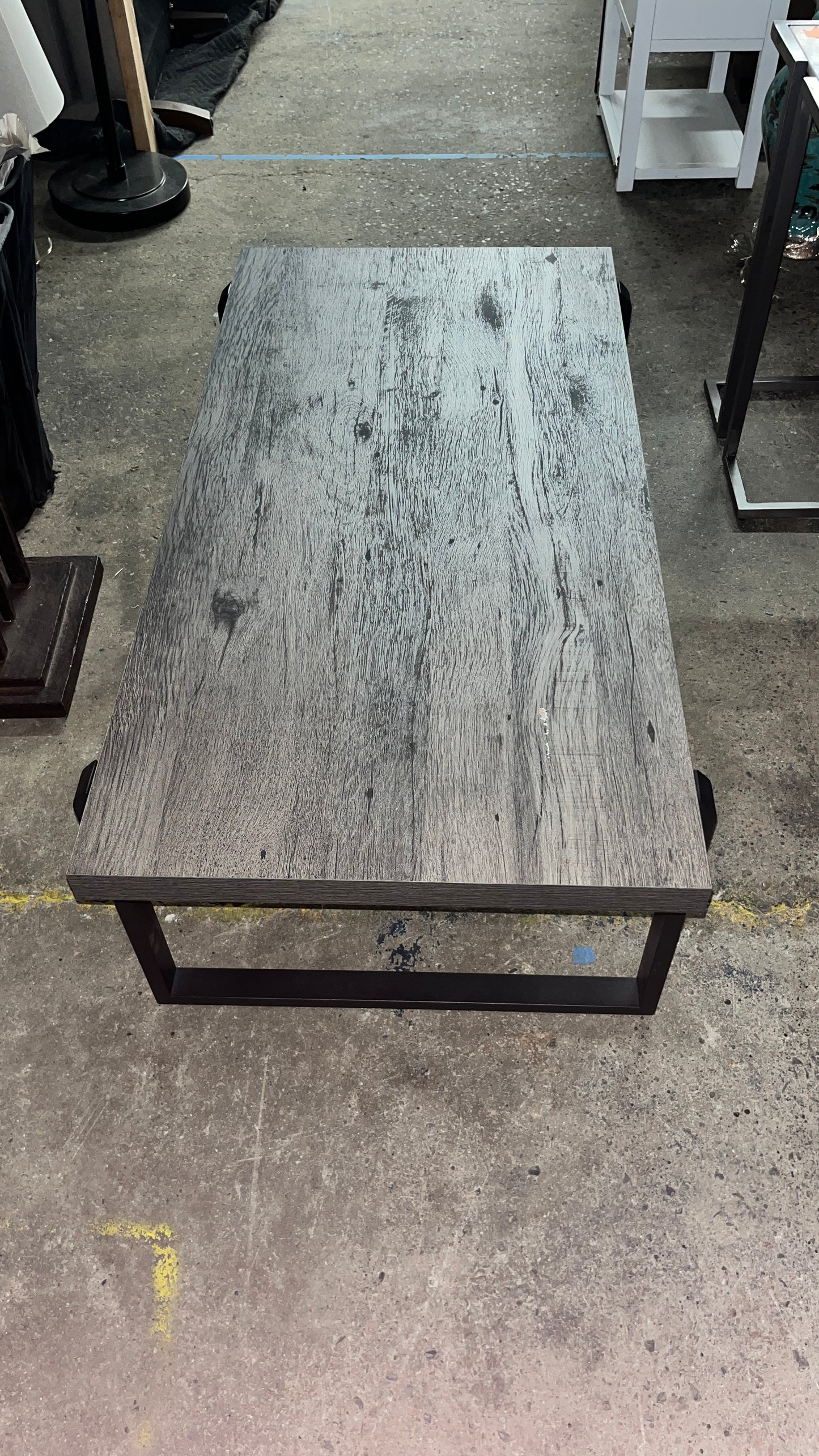 Grey Wood Coffee Table