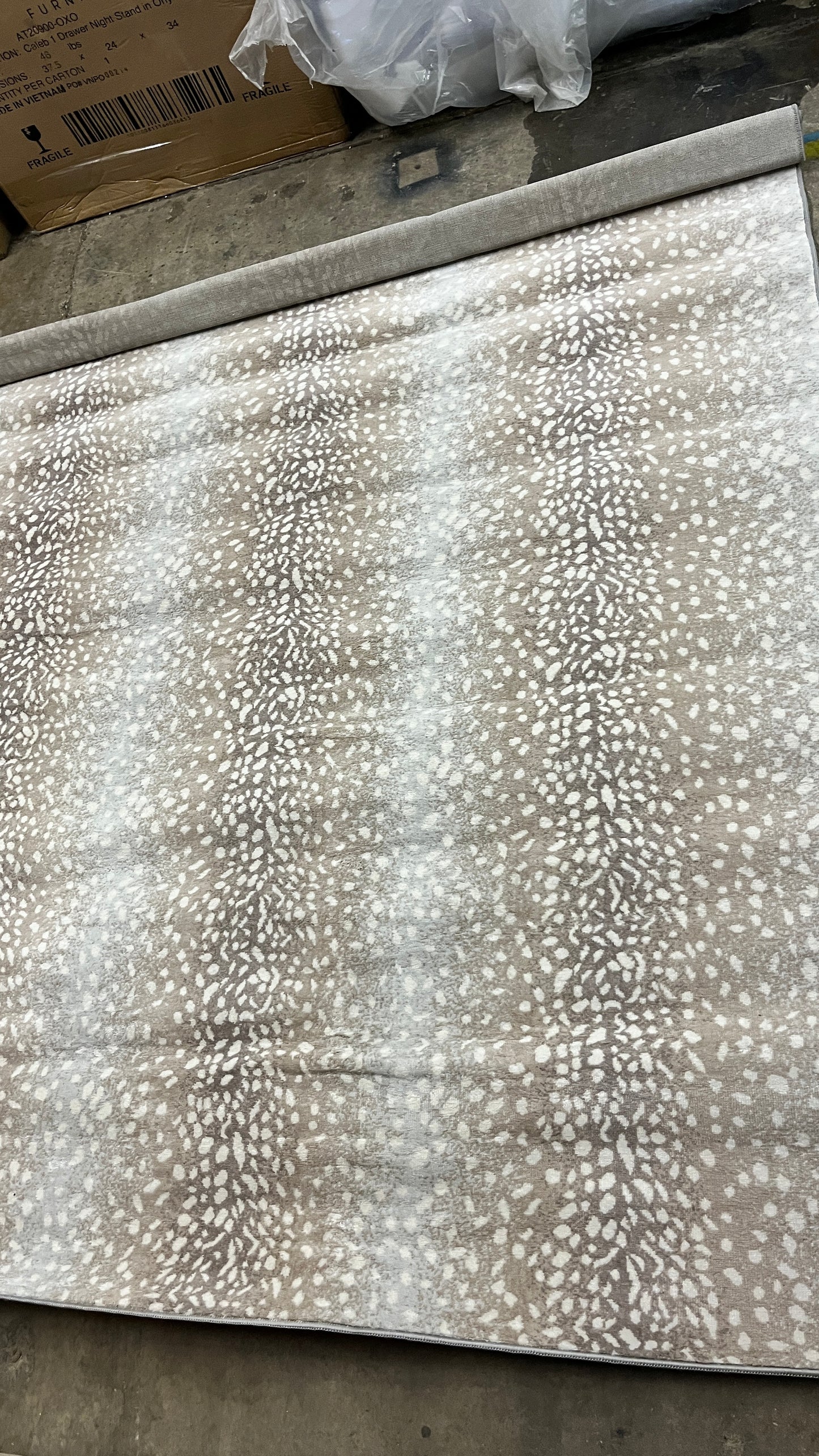 Surya Roma Collection Light Grey/ Vizion 6'.7" x 9'