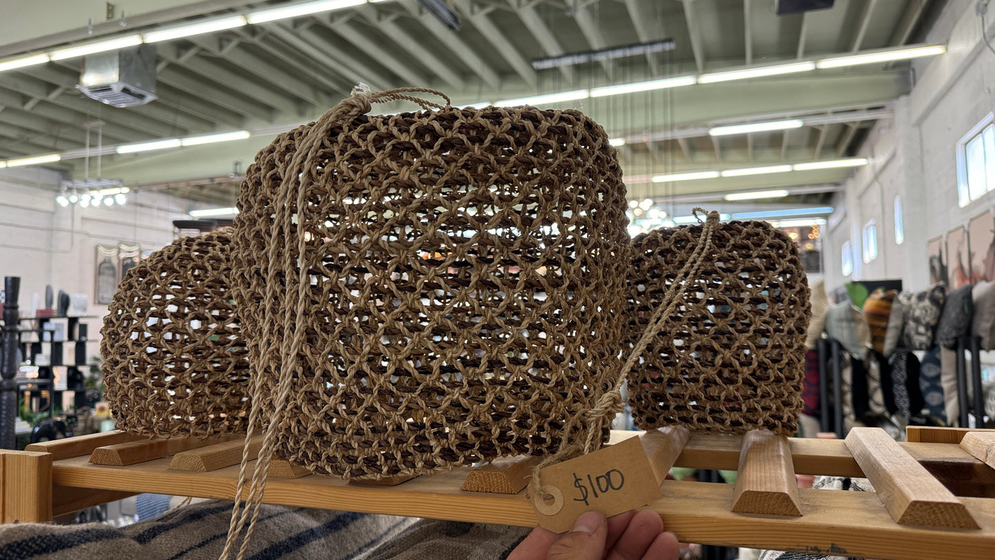 Rattan Hanging Lamp Shades