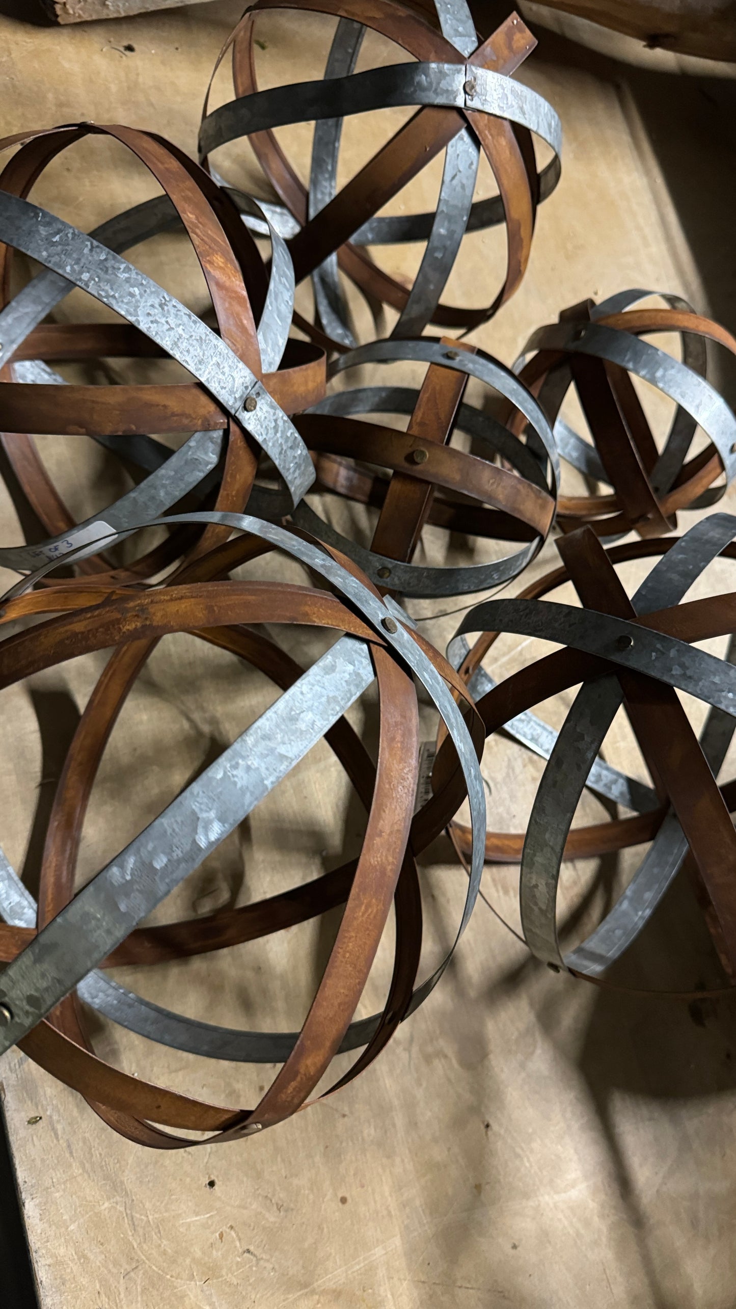 Metal Rustic Sphere