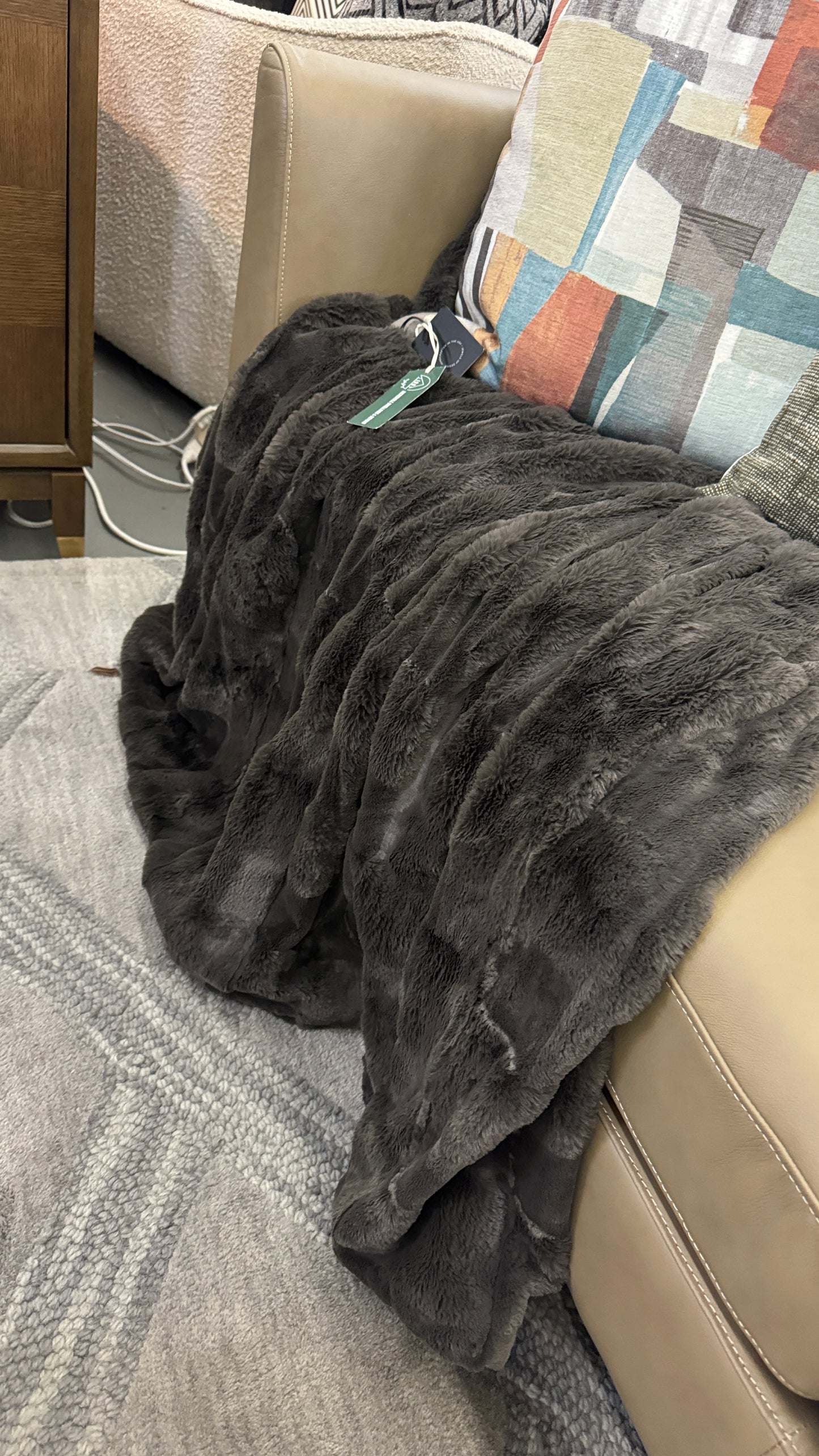 Berkshire Faux Fur Throw Blanket