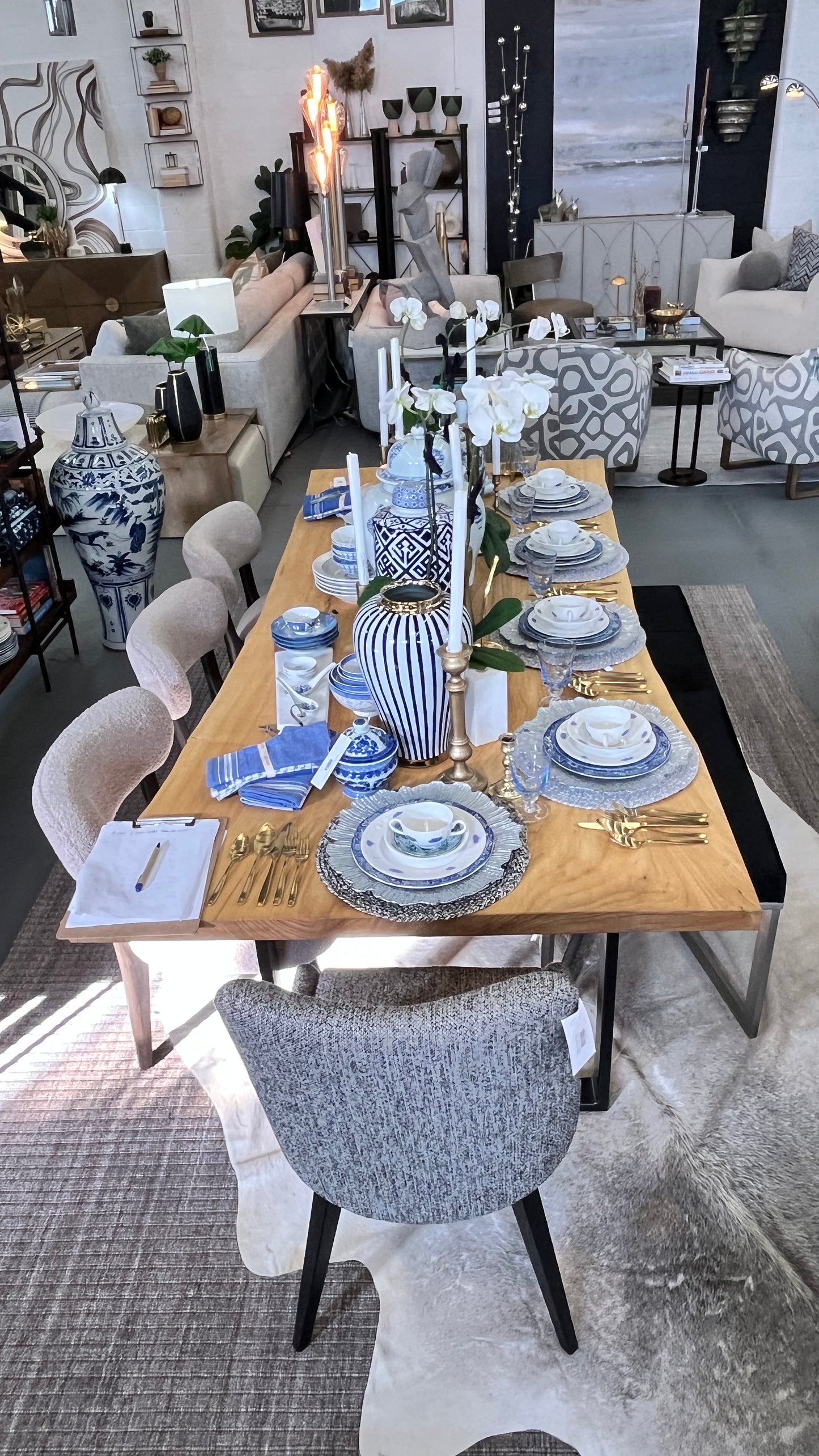 Live Edge Dining Table 8 Seater