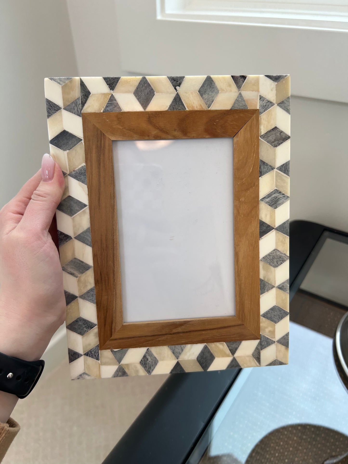 Handmade Bone Picture Frame