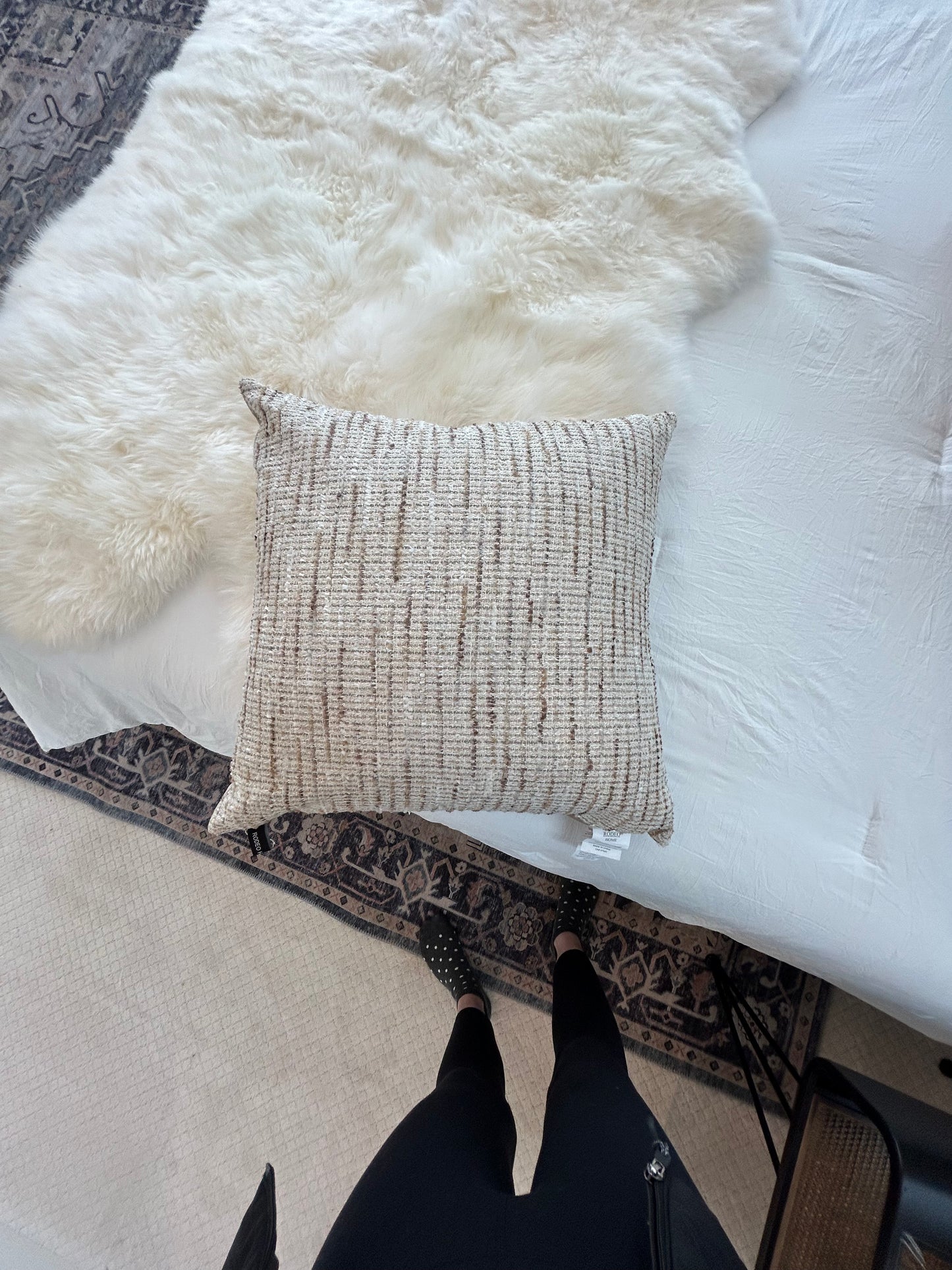 Beige Linen Pillow (Lux)