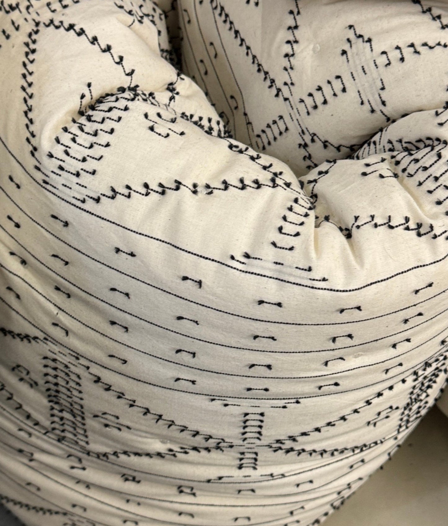 White and Blue Blanket