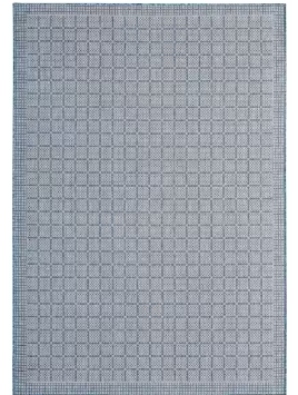 Nicole Miller 7'9" x 10'2" Patio Country Luna Blue Indoor/Outdoor Area Rug