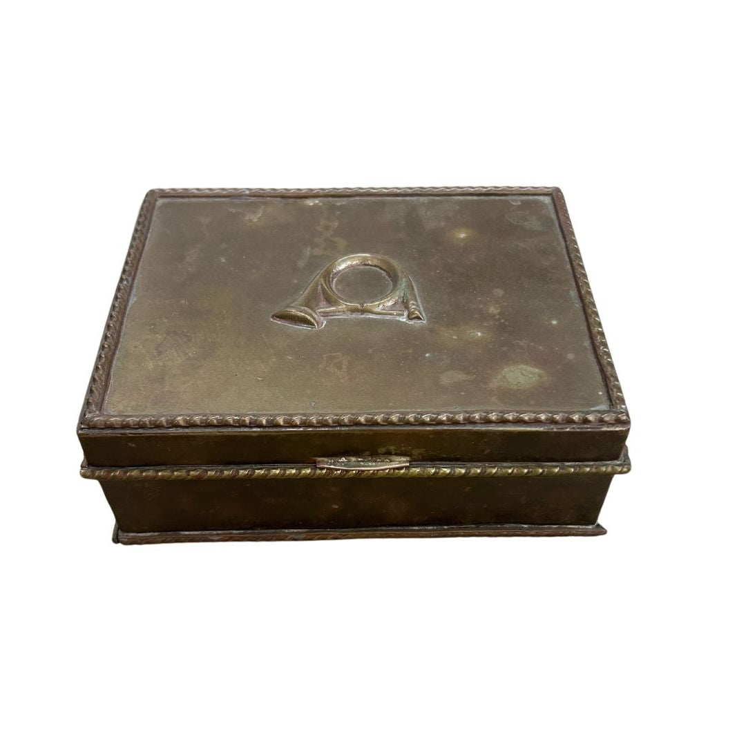 Antique Brass Decorative Box