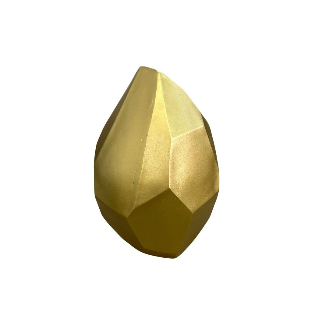 Gold Geometric Sculpture (Large)