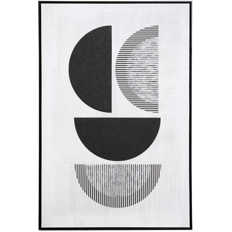 Half Plates Contemporary Canvas