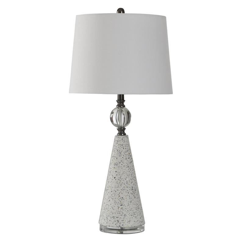 Swain Off White Cement Table Lamp