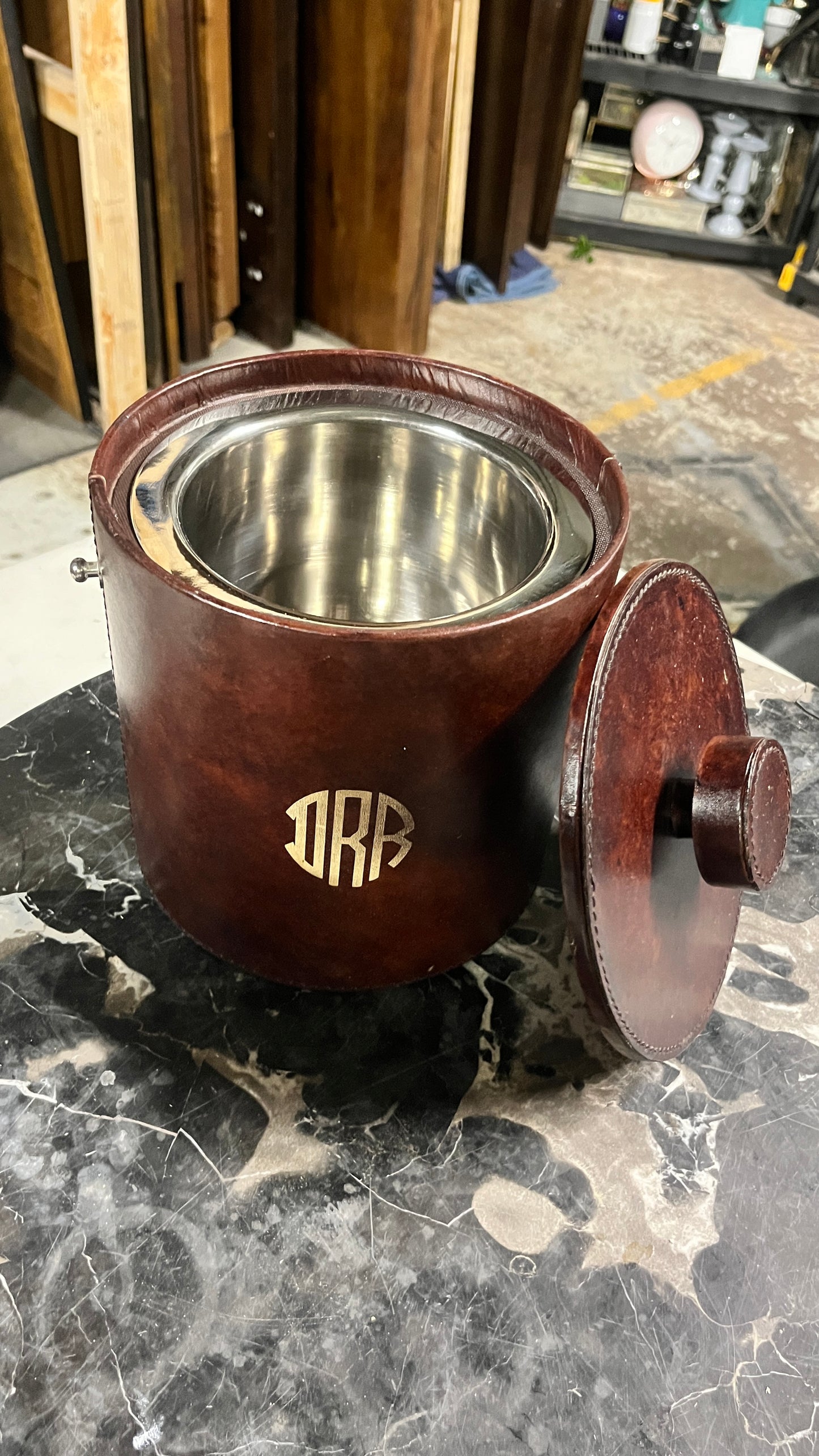 Leather Ice Bucket