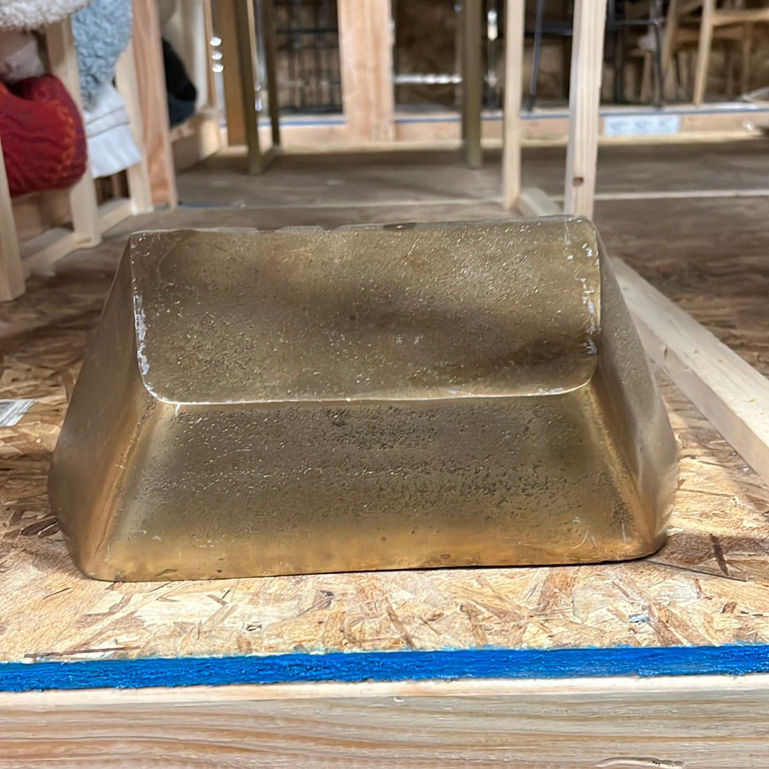 Gold bar sculpture art small
