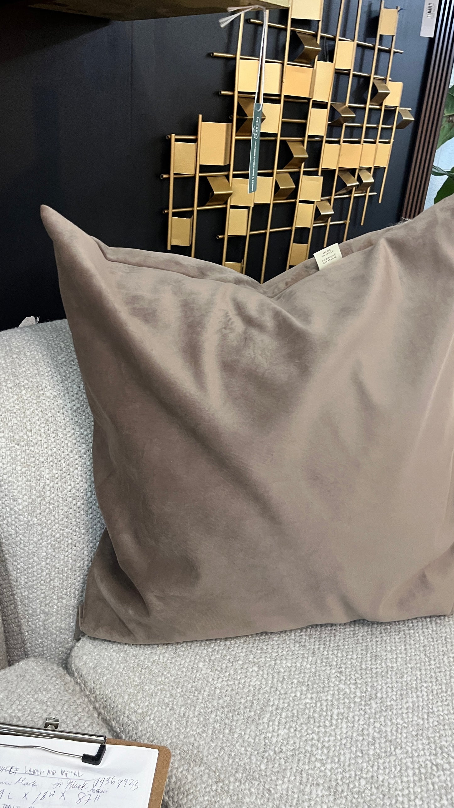 Velvet Mocha Pillow