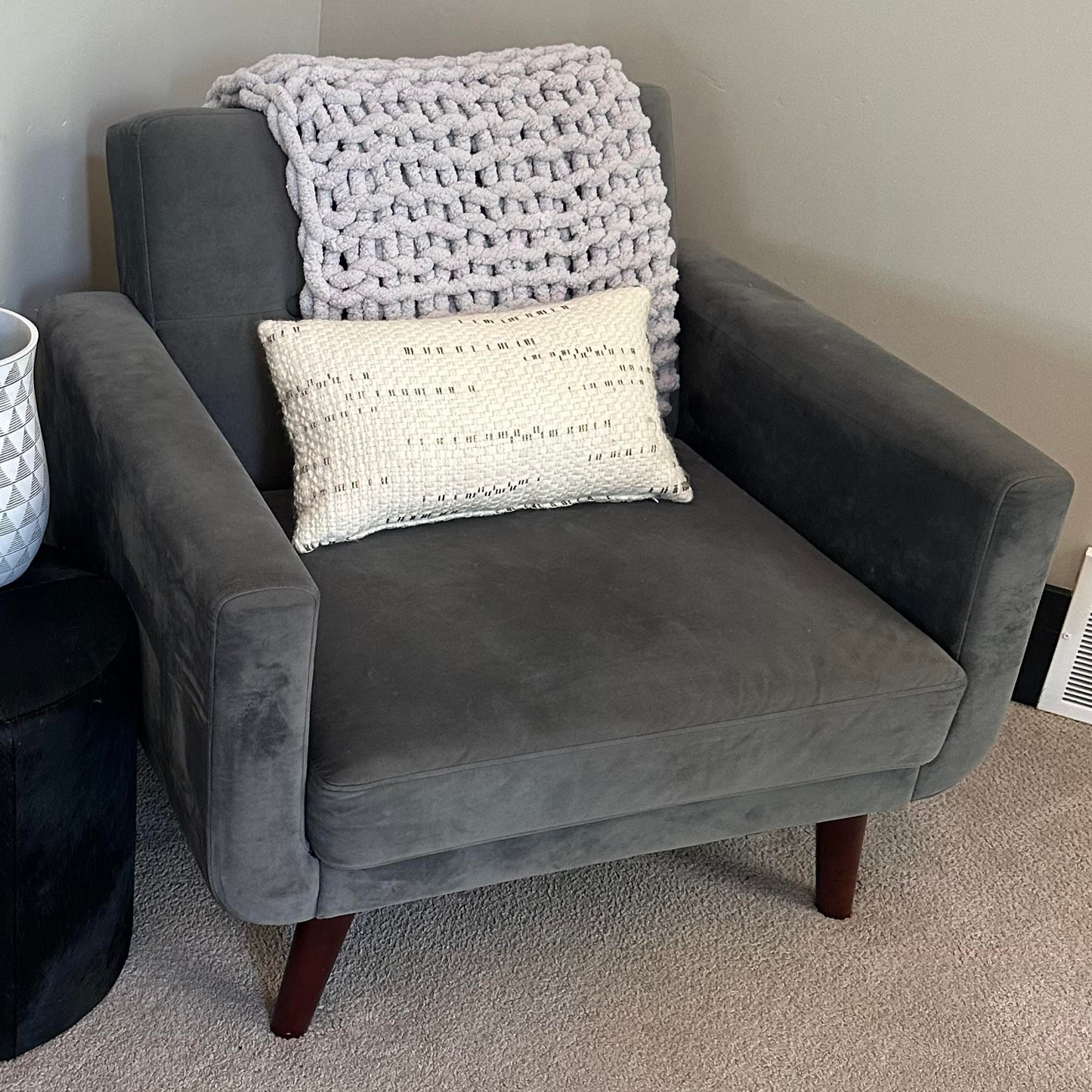 Grey Side Chair