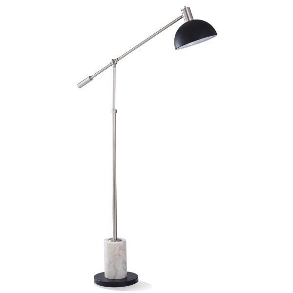 Evesham Silver Floor Lamp
