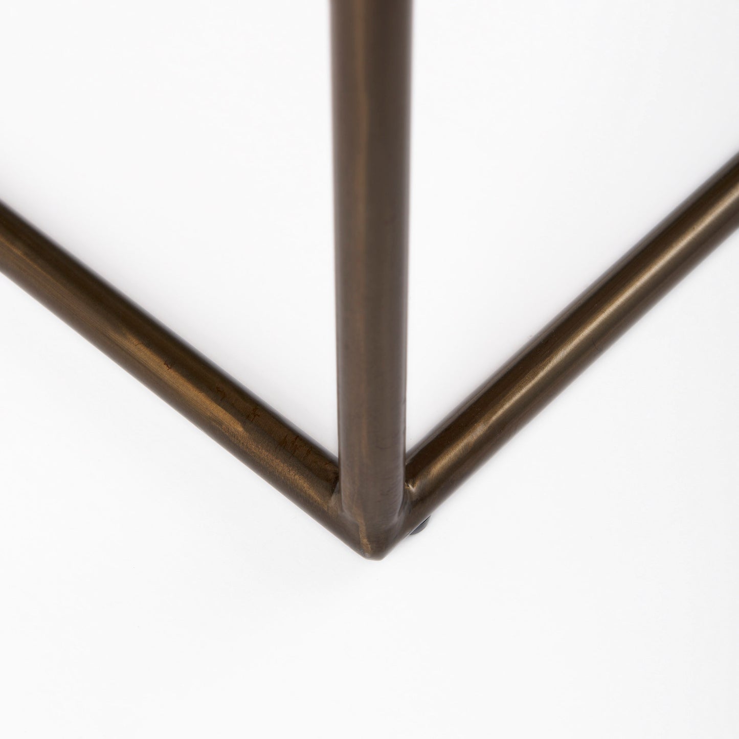 Clarissa Black Leather Stool