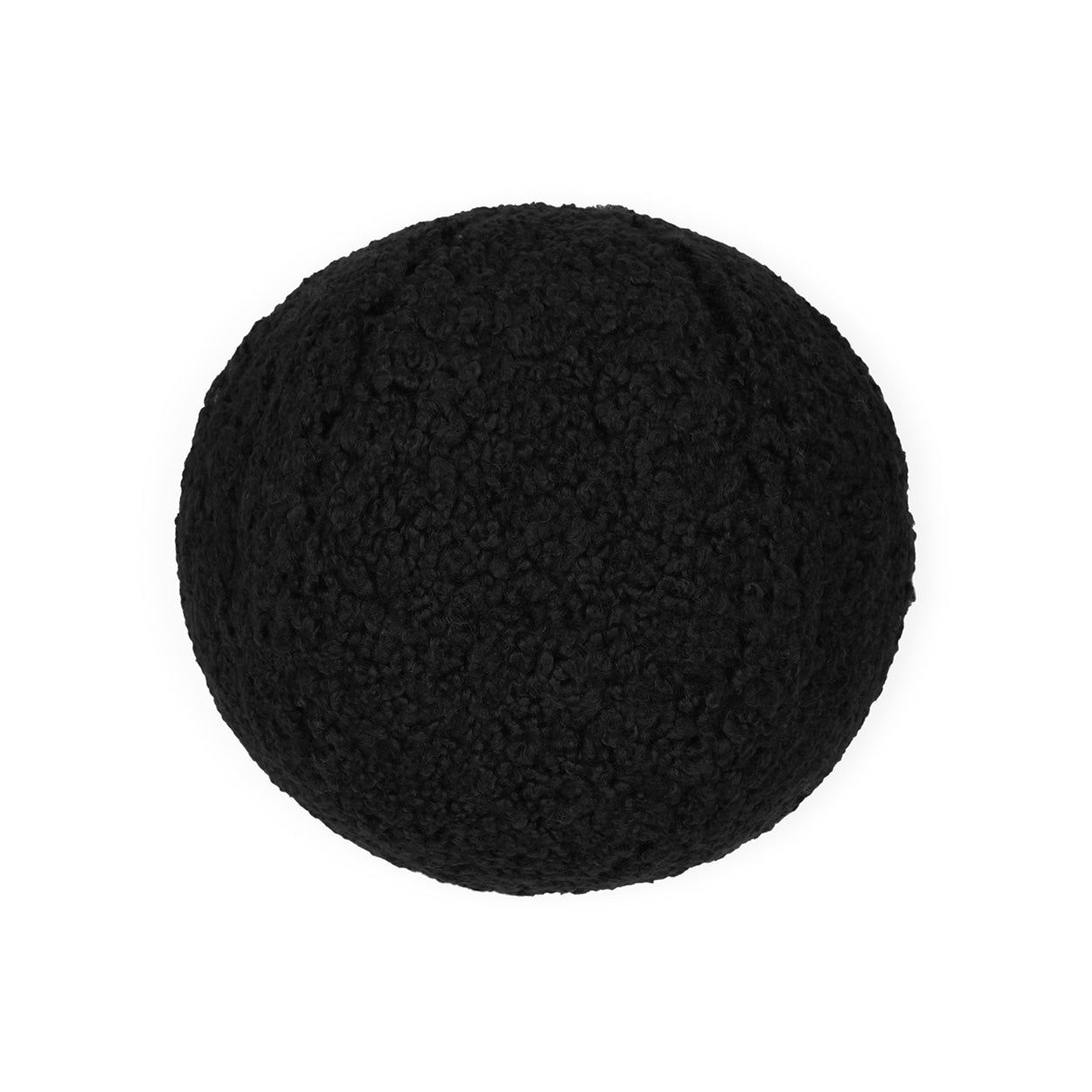 Poodle Ball 12" Pillow - Jet