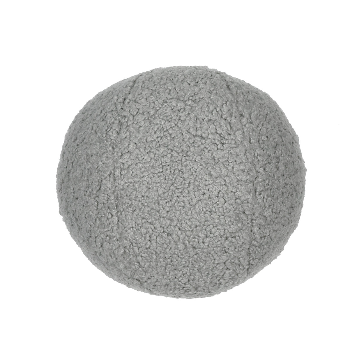 Poodle Ball 12" Pillow - Pewter