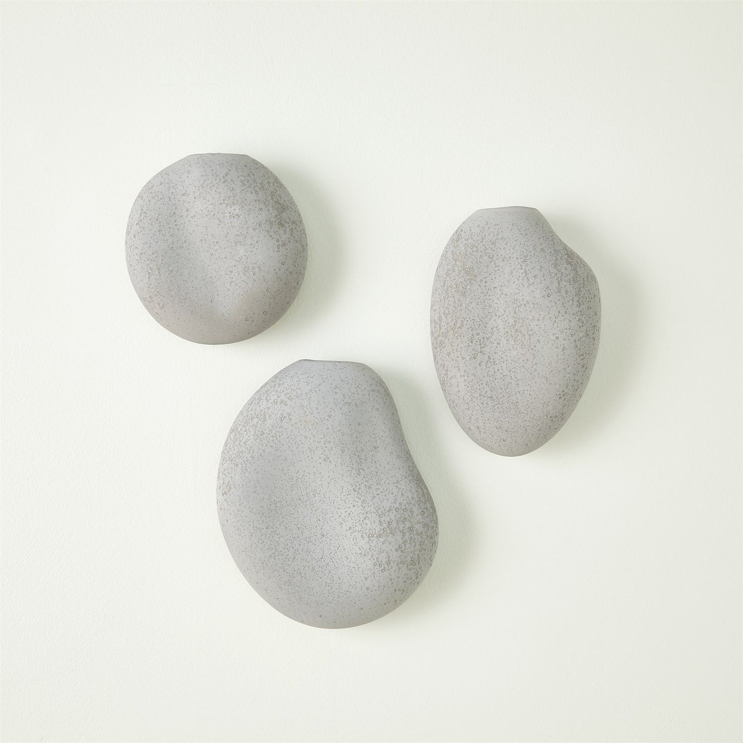Pebble Wall Vase - Grey
