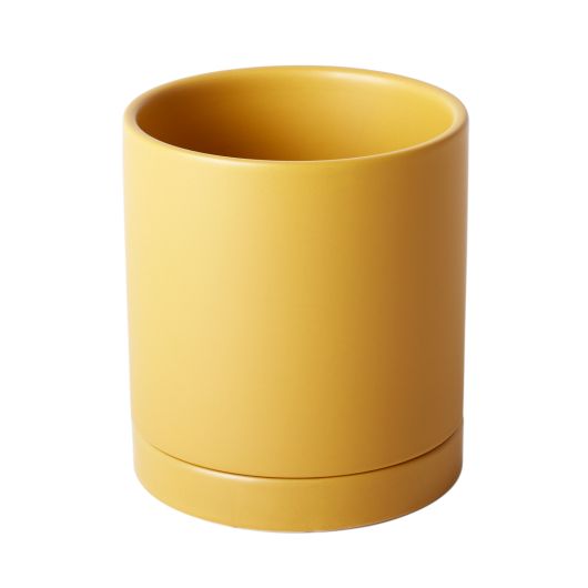 Romey Pot with Saucer 5"x5.75"