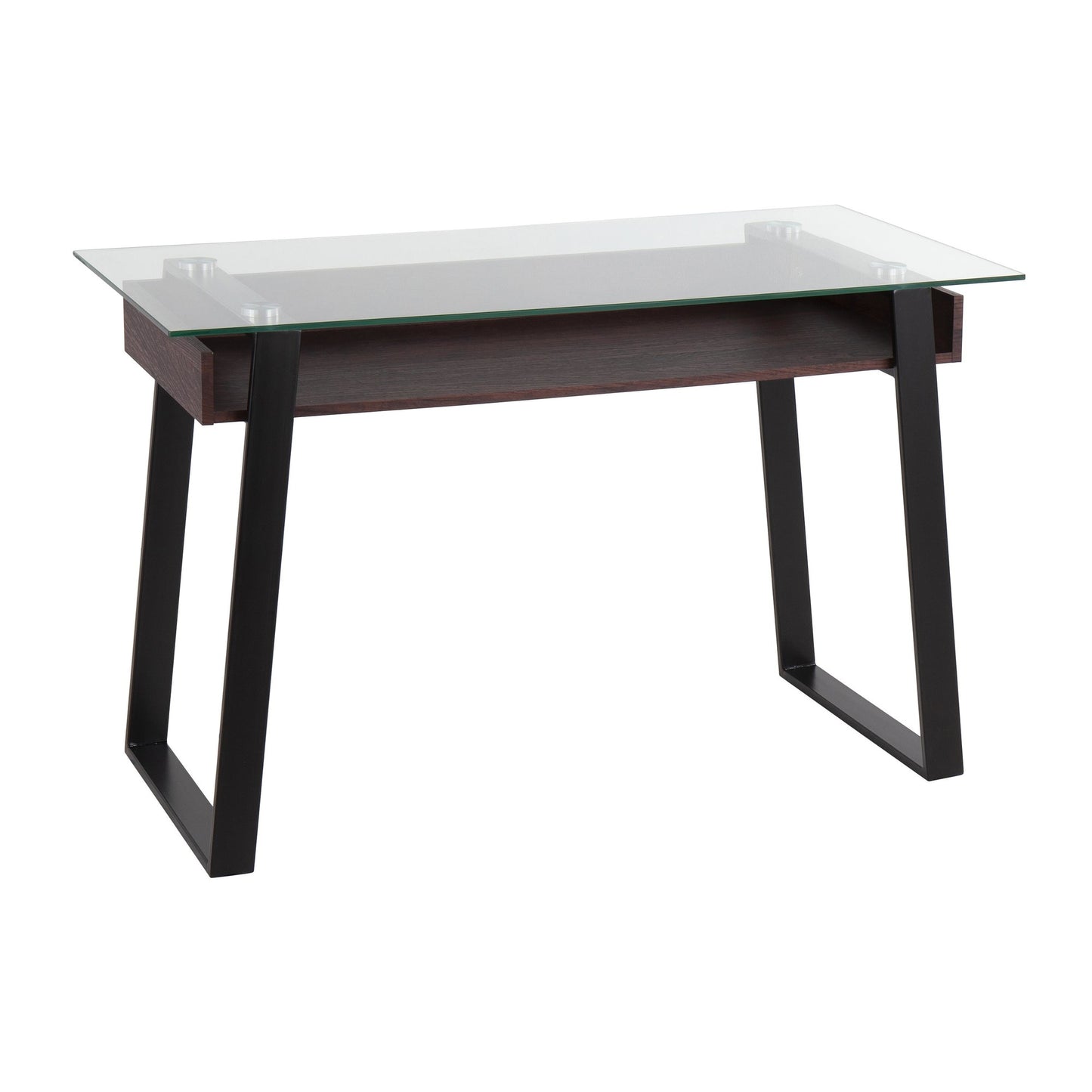 Duke Desk - Black Metal/Walnut