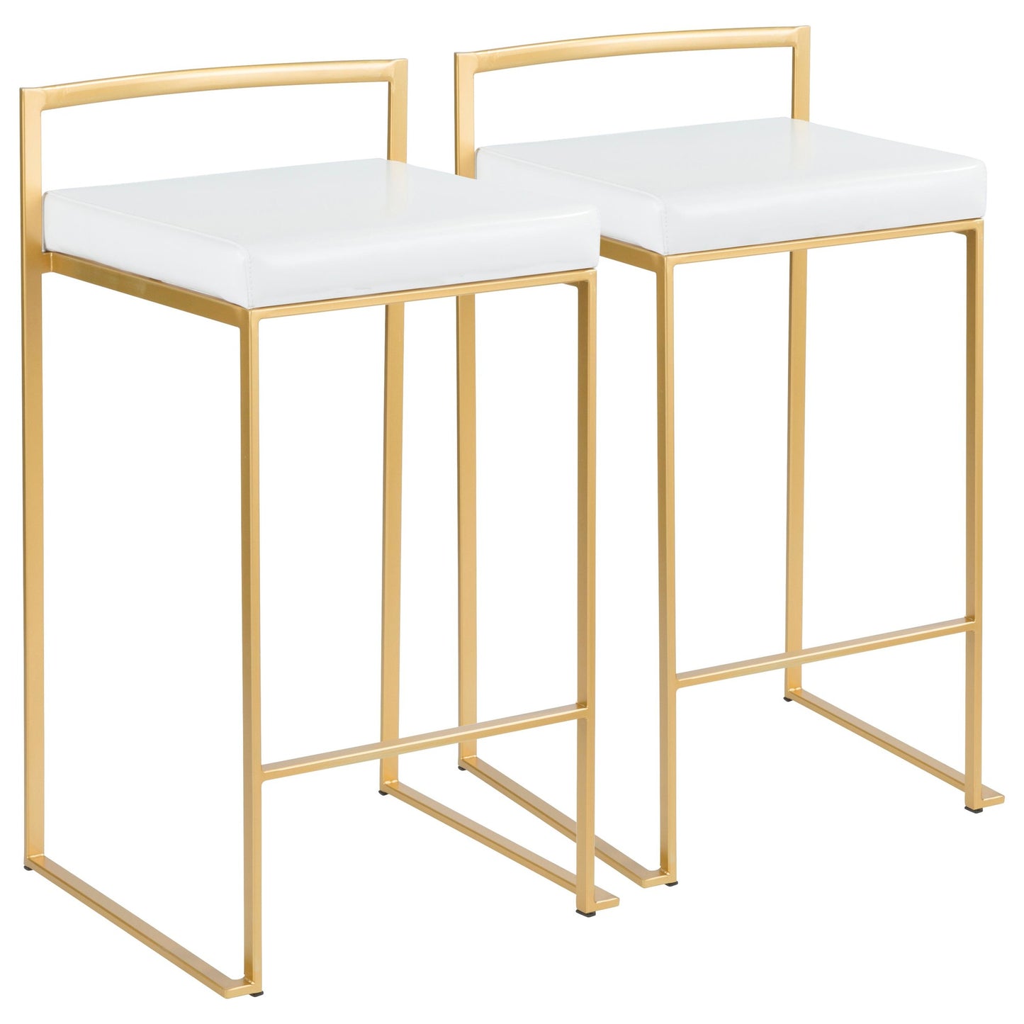Fuji Counter Stool - White