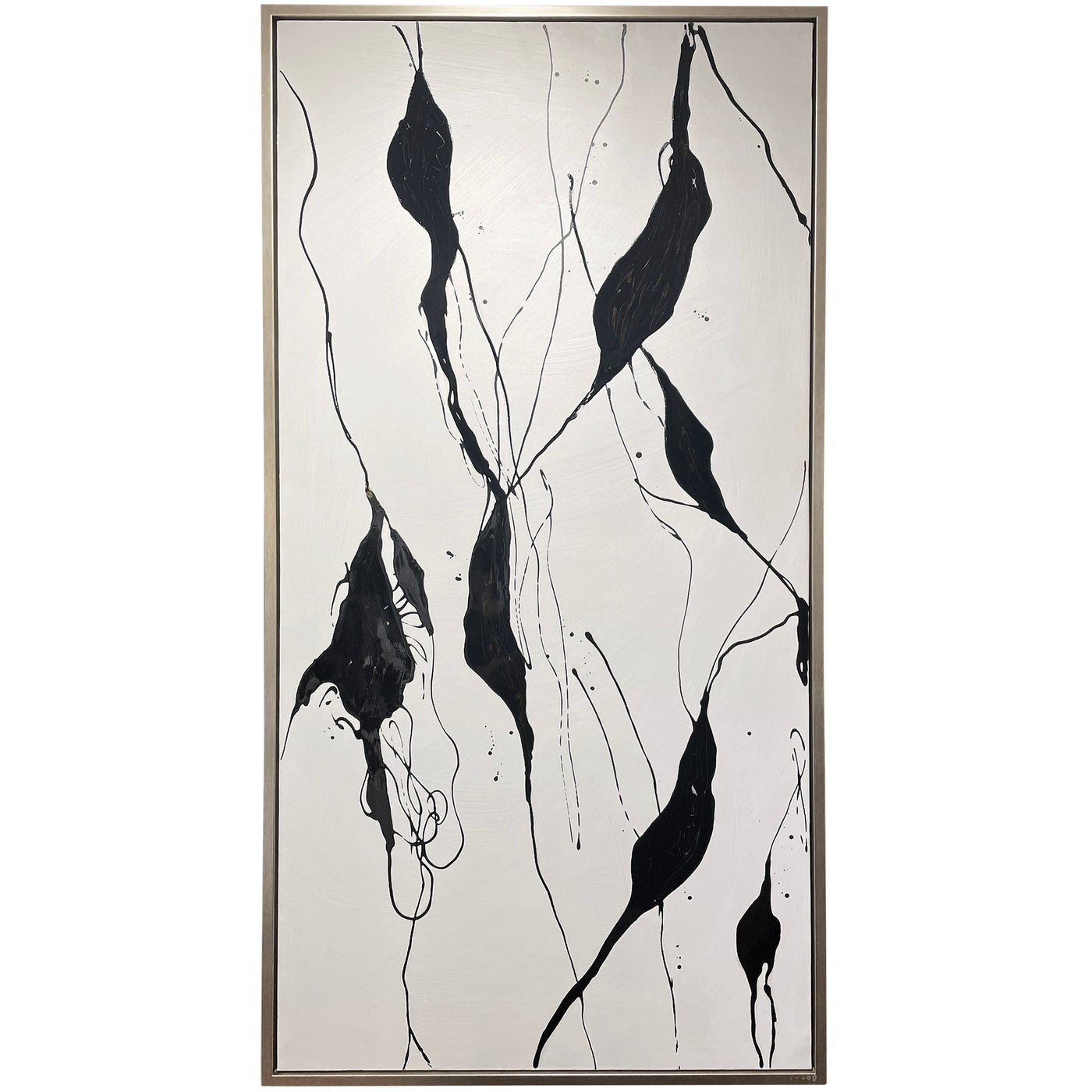 Rippling I Framed Canvas Art