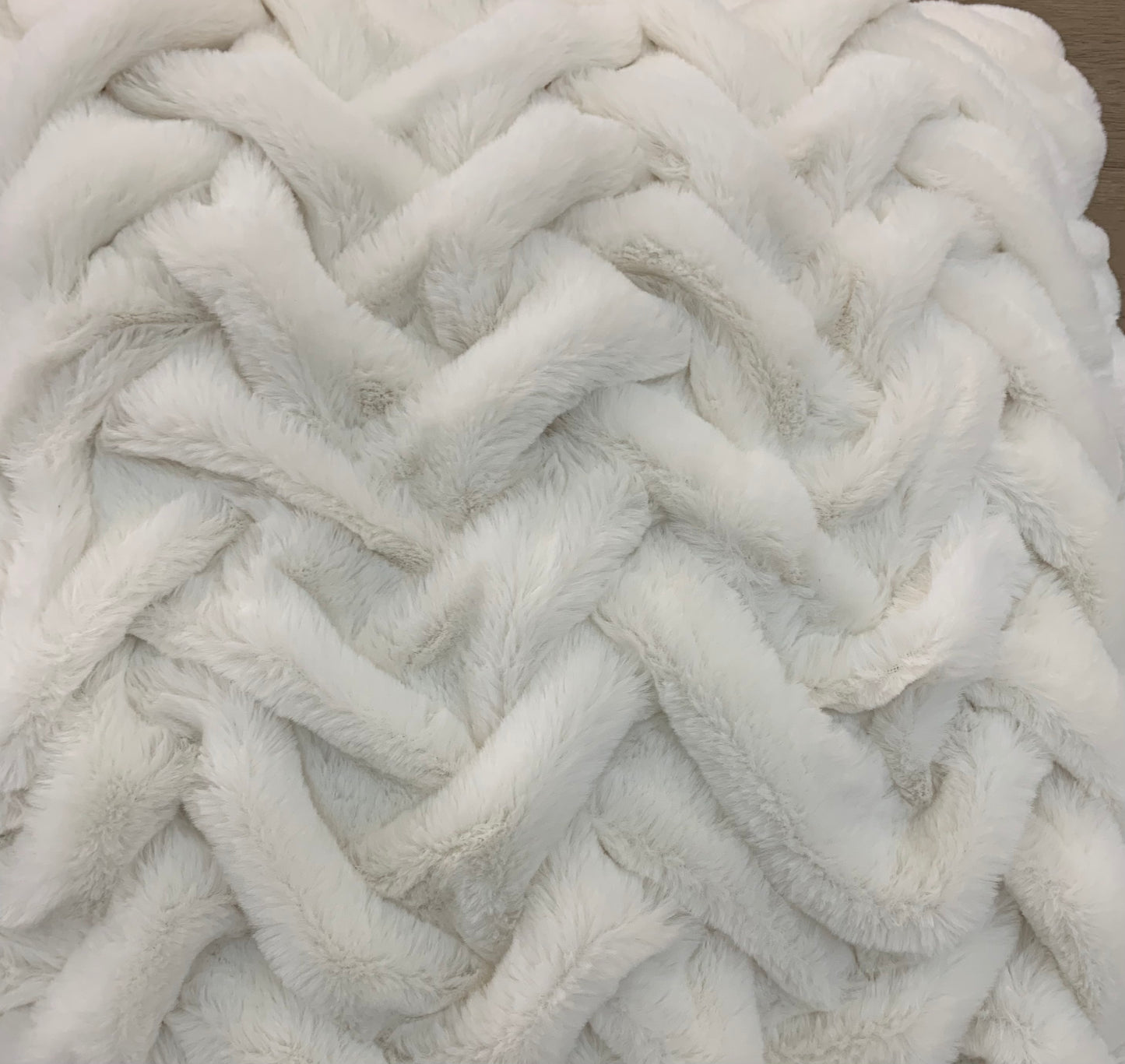 White Faux Fur Euro Sham Pillow