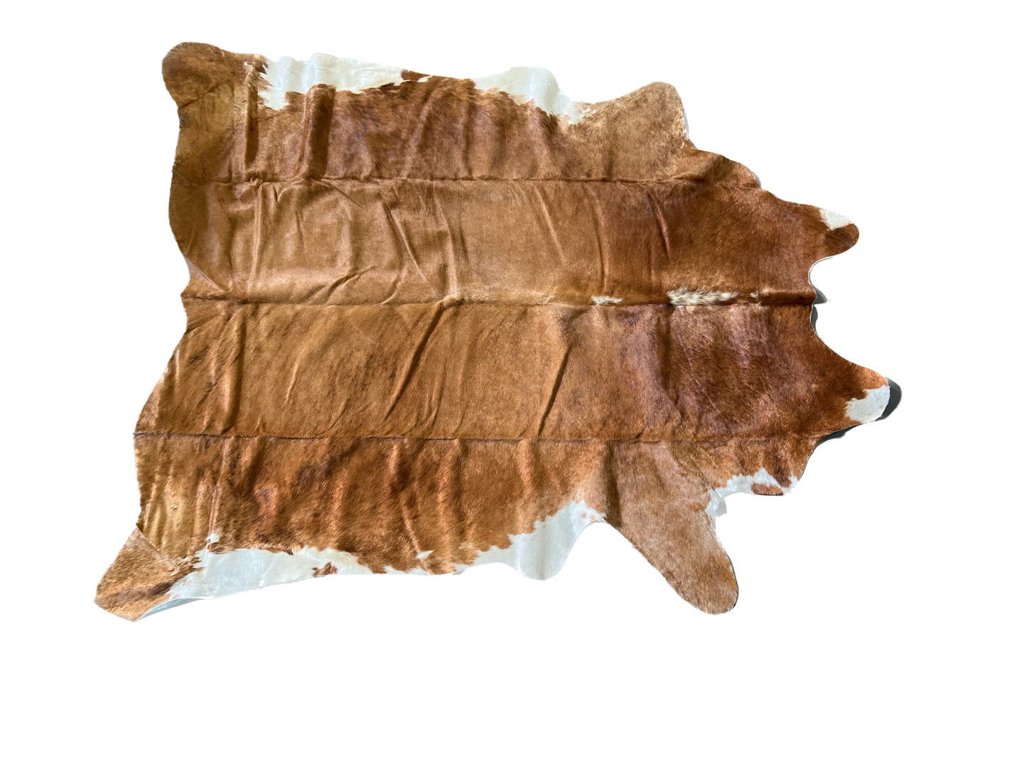 Medium Brindle X-Large Brazilian Cowhide Rug 7'7"H x 6'2"W