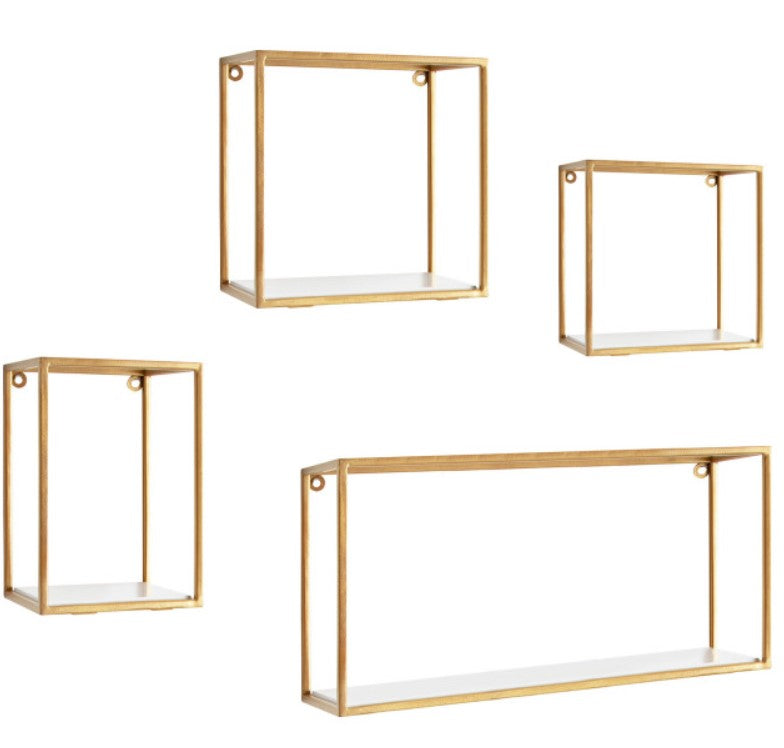 Small Gold Shelf Box