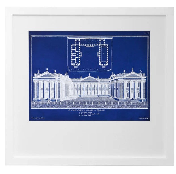 Cambridge In Perspective Framed Print