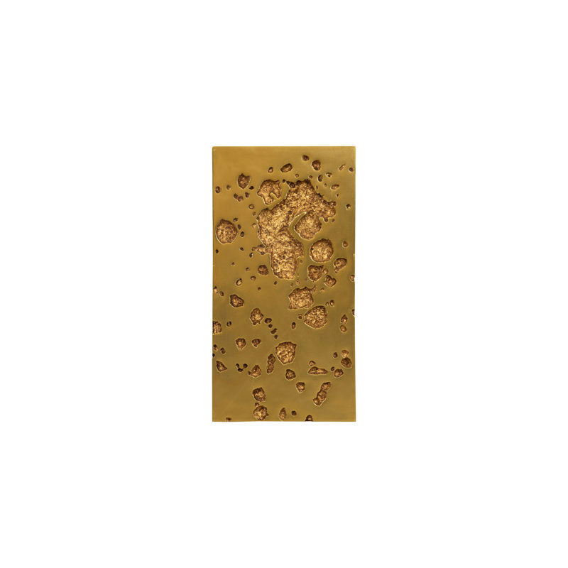Splotch Wall Art, Rectangle, Gold Leaf