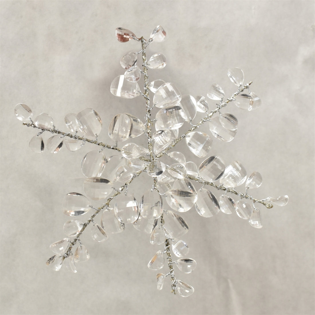 Crystal Elegance Snowflake Ornament - Crystal
