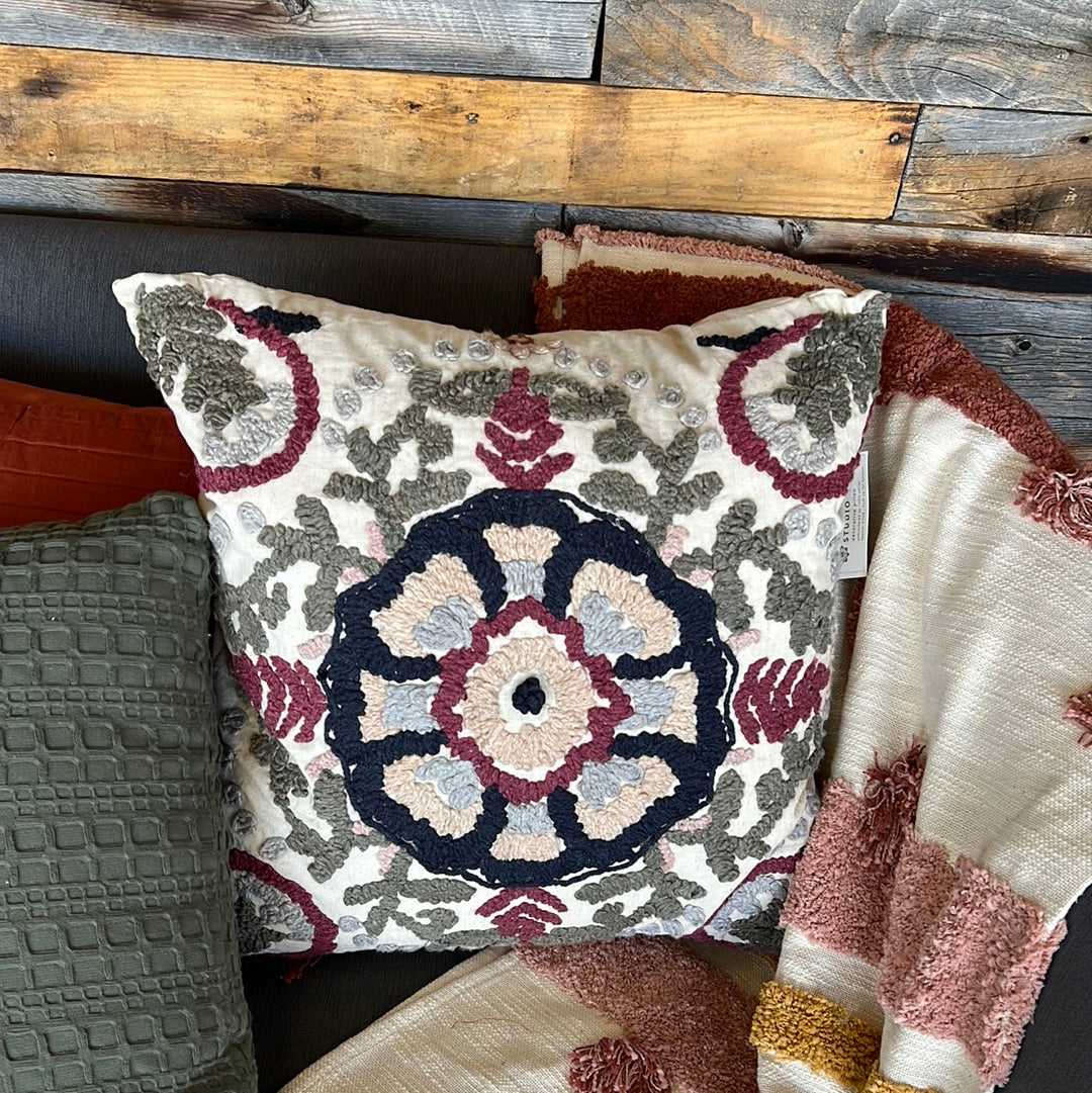 Floral pillow