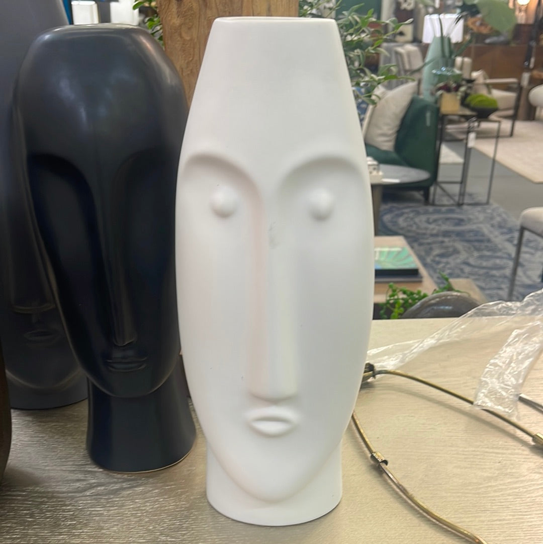 Face pot -white