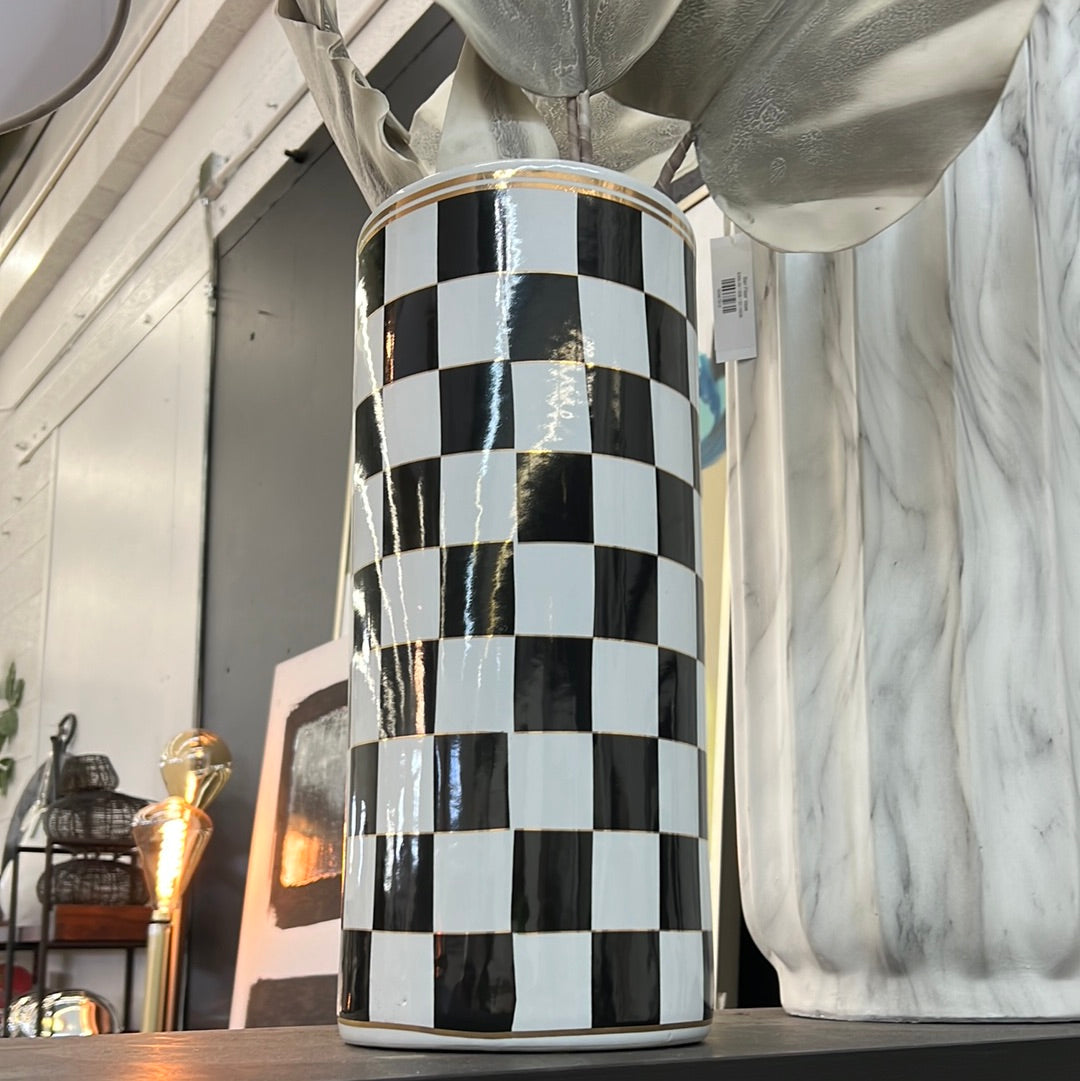 Checkered Vase
