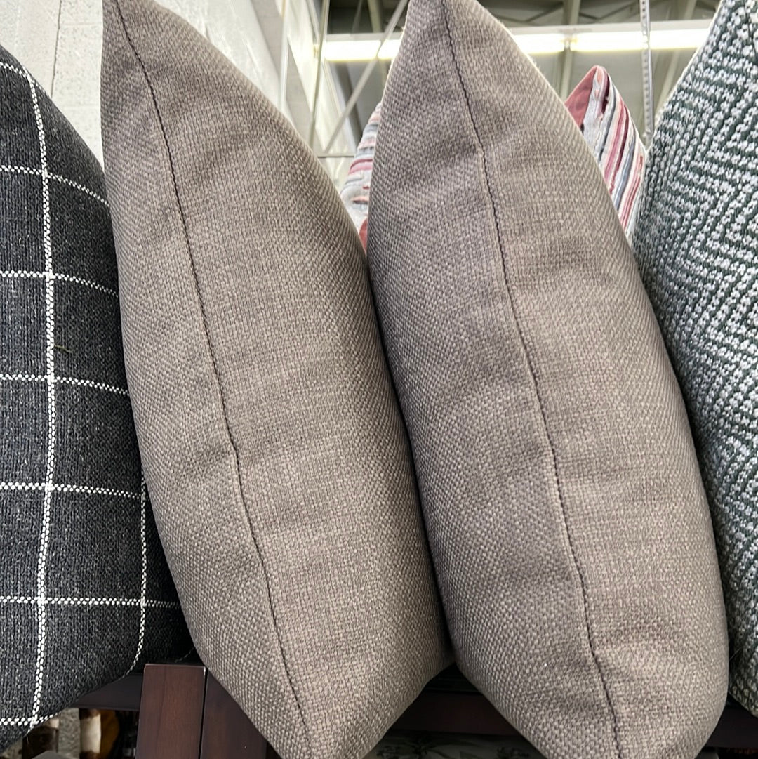 Brown Tweed Pillow