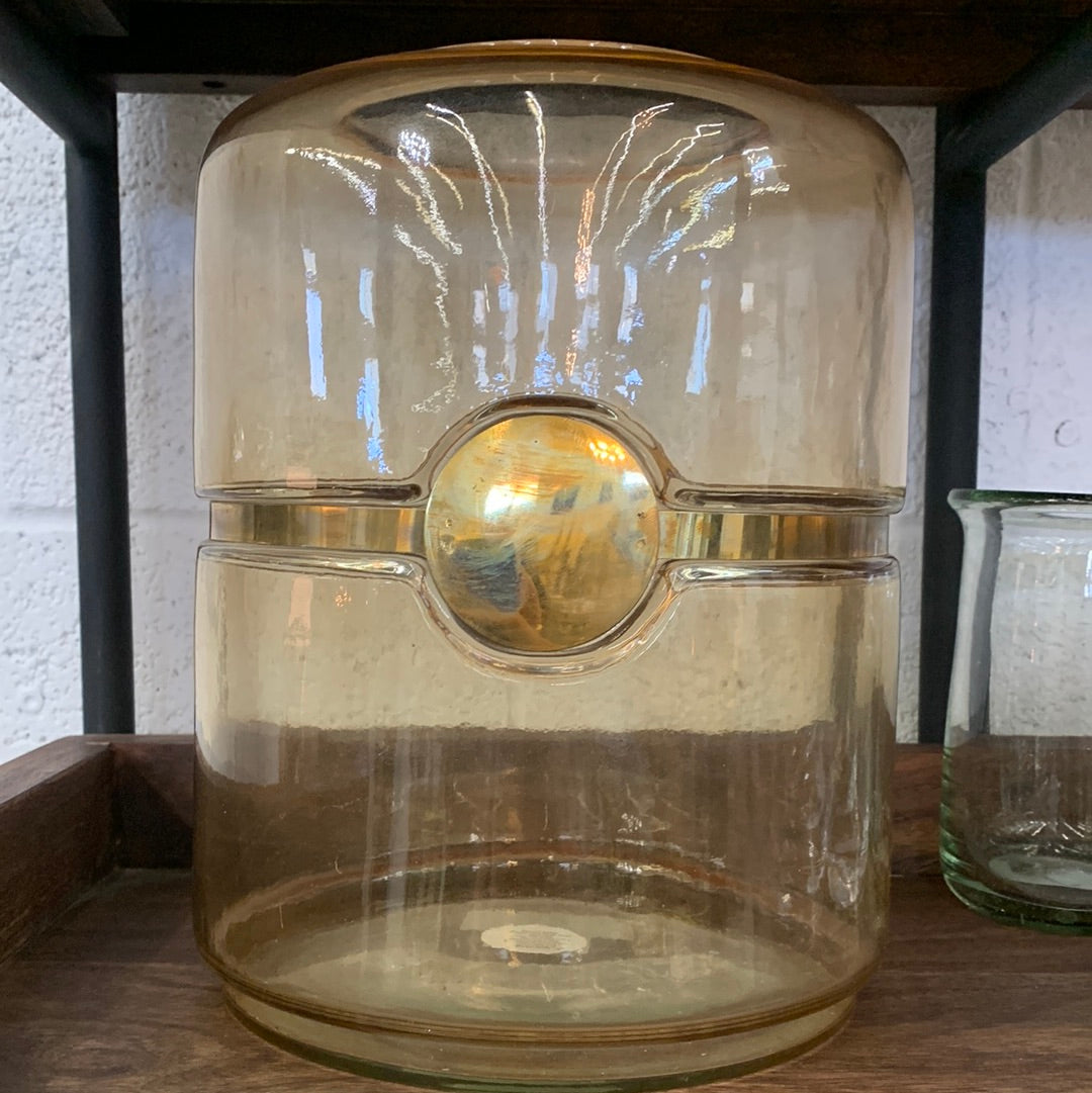 Belted honey vase