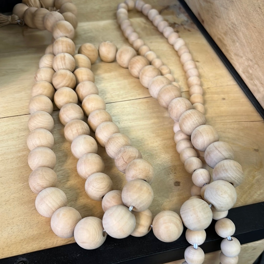 Light Wood Beads