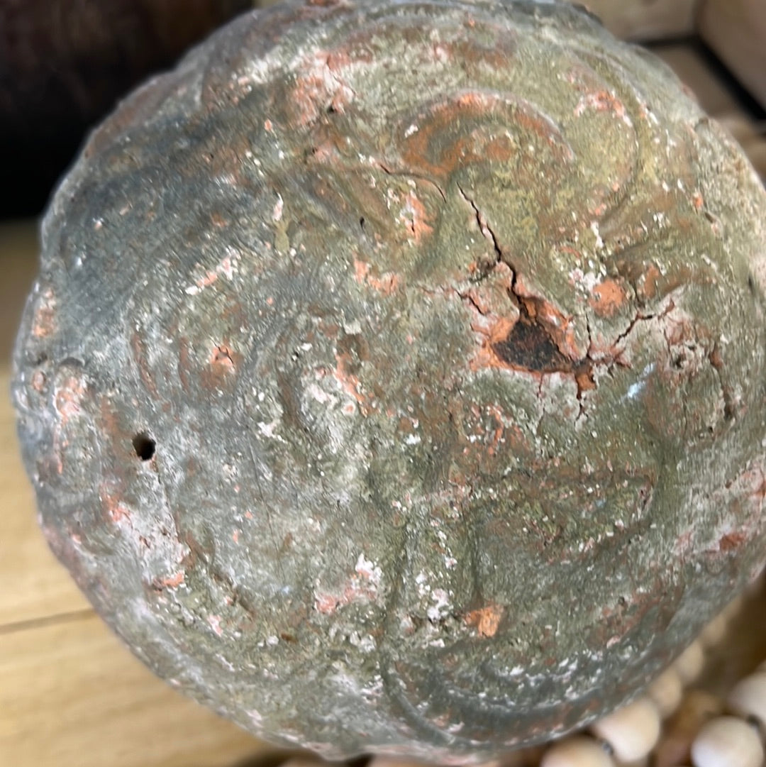 Antique Carved Ball