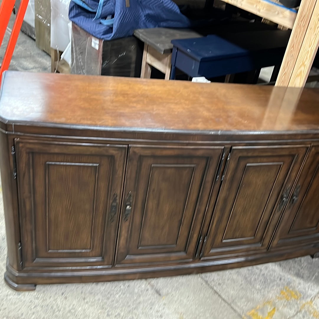 Carved Brown side board
